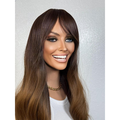 "CLANCY" WIG 22" - BROWN BALAYAGE