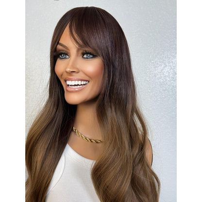 "CLANCY" WIG 22" - BROWN BALAYAGE