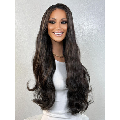 "GRACE" HD INVISIBLE LACE WIG 22" - BLACK