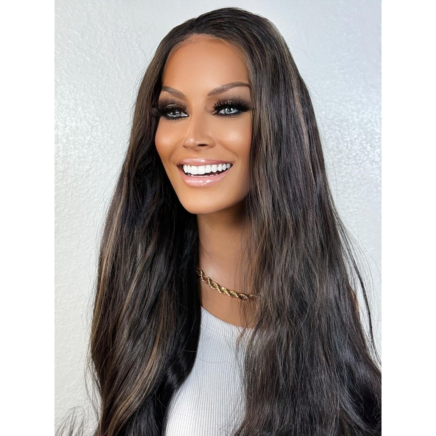 "GRACE" HD INVISIBLE LACE WIG 22" - BLACK