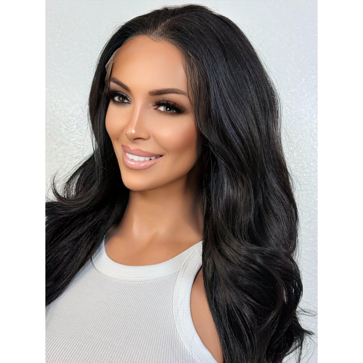 "SHANA" HD INVISIBLE LACE WIG 24" - BLACK