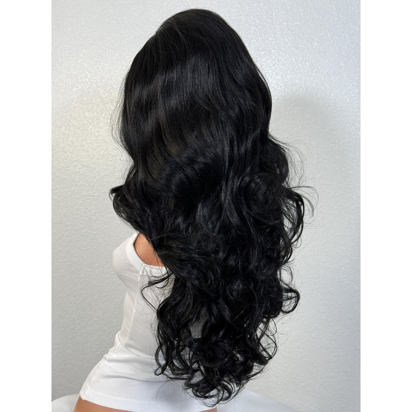 "SHANA" HD INVISIBLE LACE WIG 24" - BLACK