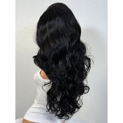 "SHANA" HD INVISIBLE LACE WIG 24" - BLACK