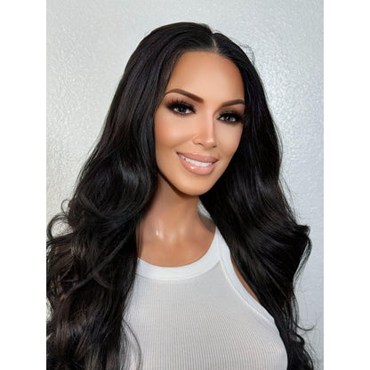 "SHANA" HD INVISIBLE LACE WIG 24" - BLACK