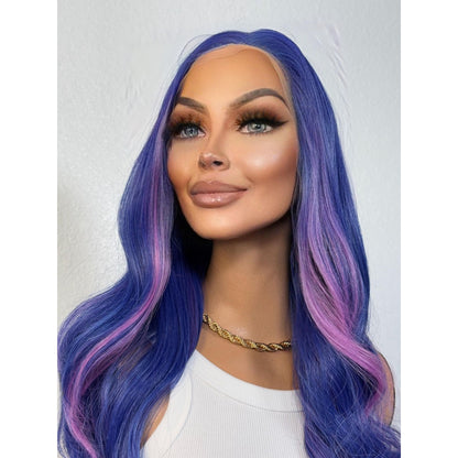 "AZZURE" MONOFILAMENT WIG 22" - ROYAL PURPLE