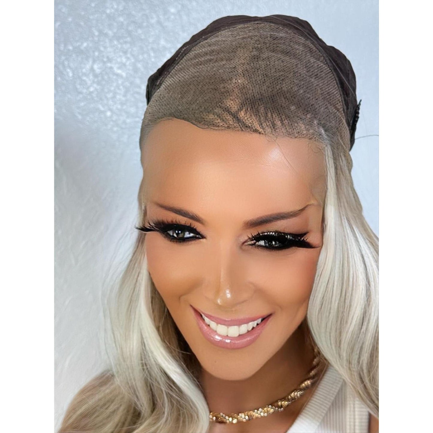 "BRENNA" HD INVISIBLE LACE WIG 24" - ICY BLONDE