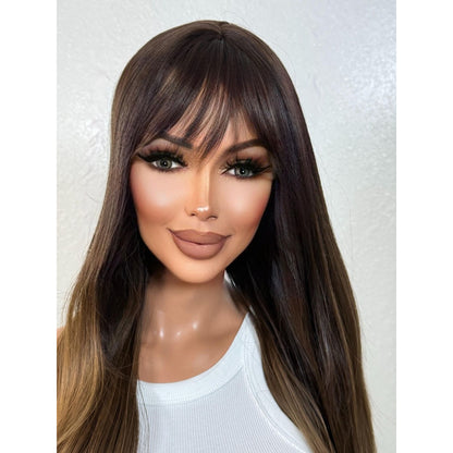 "MILLY" WIG 16" - BROWN BALAYAGE