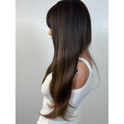 "MILLY" WIG 16" - BROWN BALAYAGE