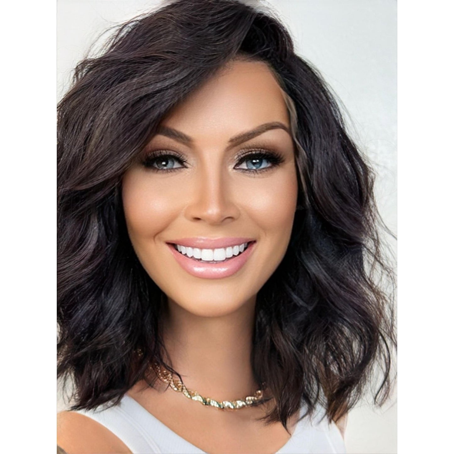 "VICKI" LACE FRONT WIG 10" - BLACK