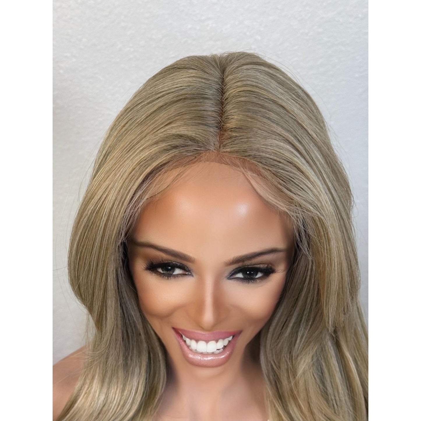 "LYDIA" LACE FRONT WIG 14" - ASH BLONDE