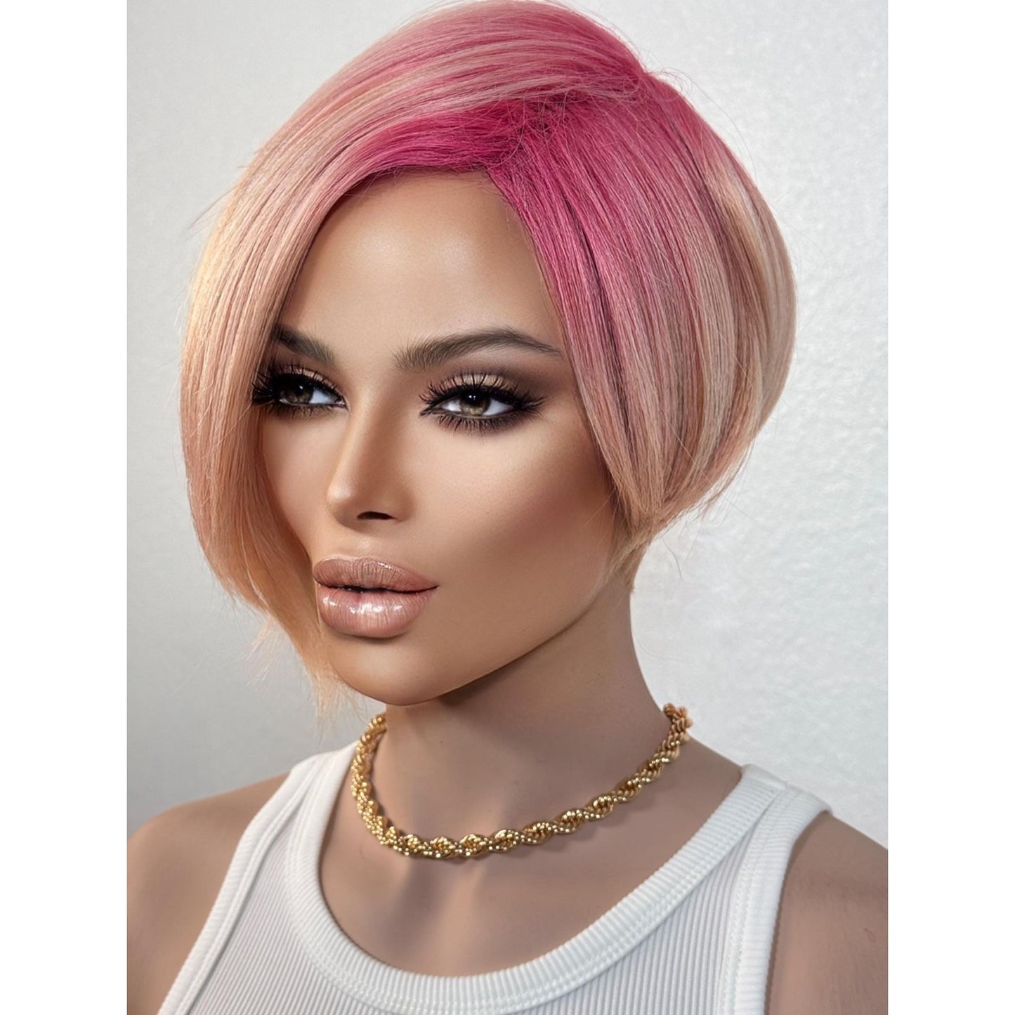 "FRENCHIE" WIG 6" - PINK