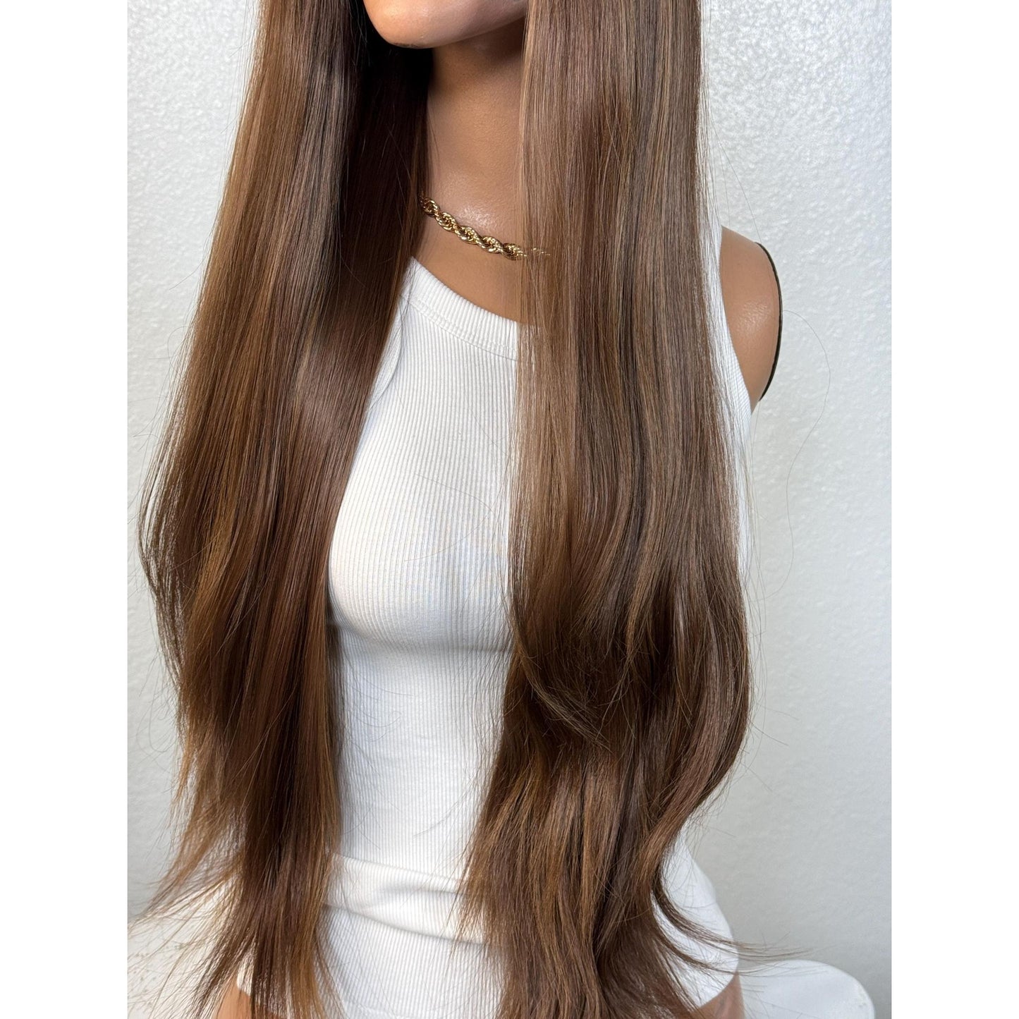 "YESSICA" HD INVISIBLE LACE WIG 24" - GOLDEN BROWN