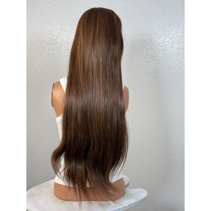 "YESSICA" HD INVISIBLE LACE WIG 24" - GOLDEN BROWN