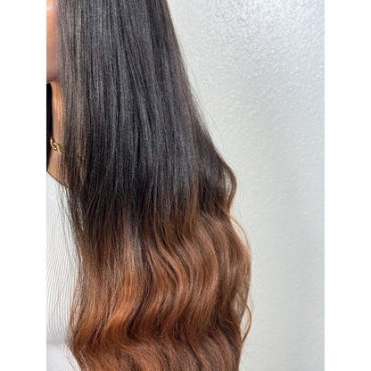 "OONA" HD INVISIBLE LACE WIG 24" - BLACK OMBRE