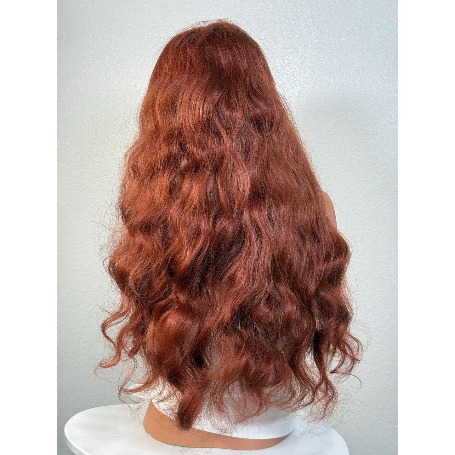 "BETTHENY" HD INVISIBLE LACE WIG 24" - AUBURN COPPER