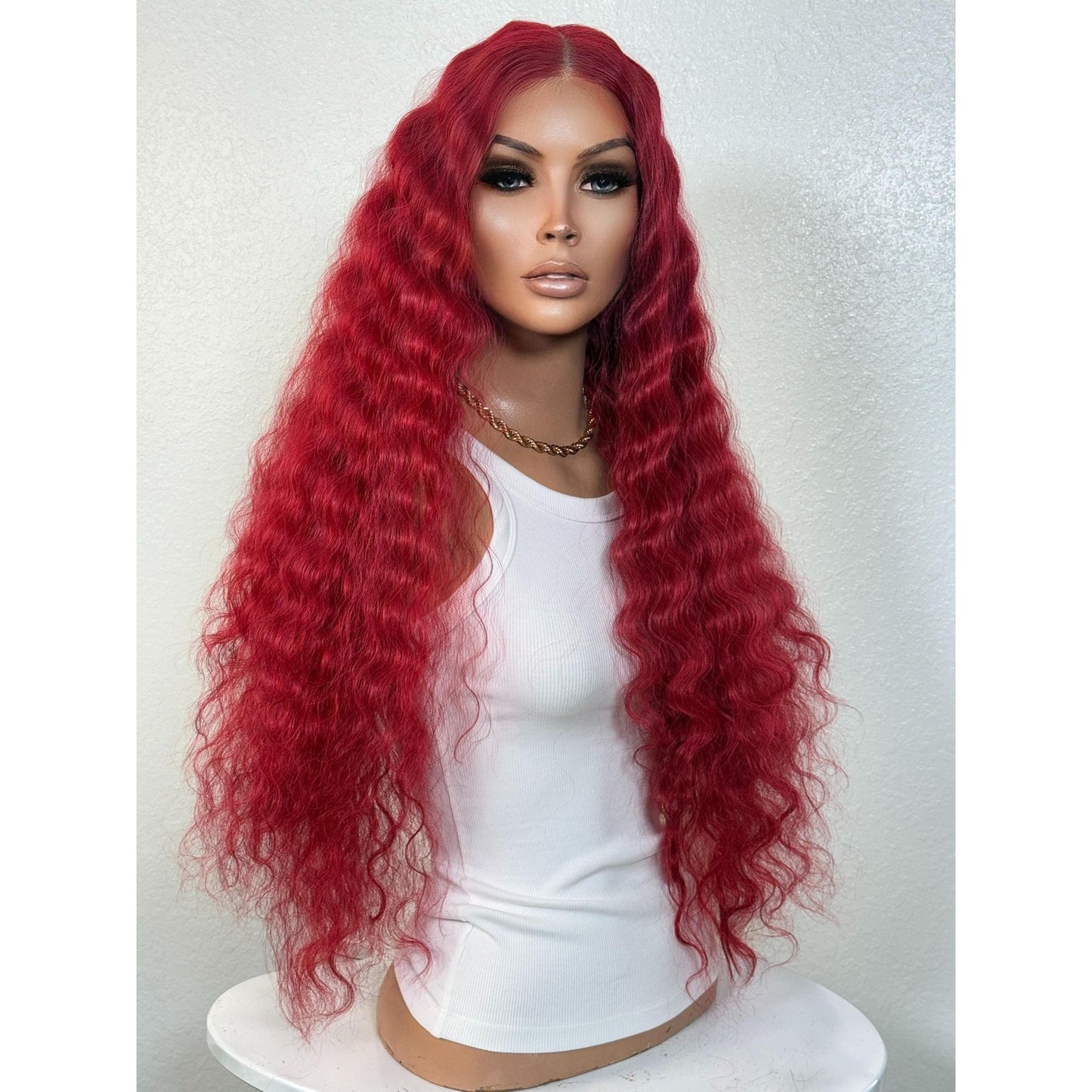 "PERSIA" MONOFILAMENT WIG 26" - RED