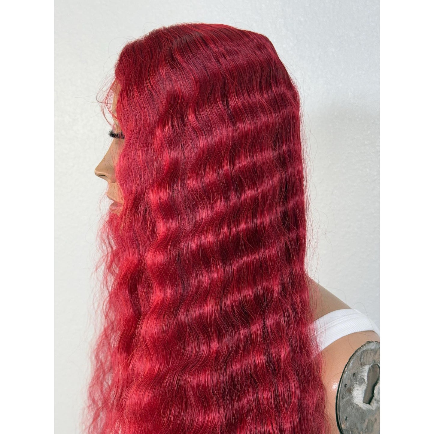 "PERSIA" MONOFILAMENT WIG 26" - RED