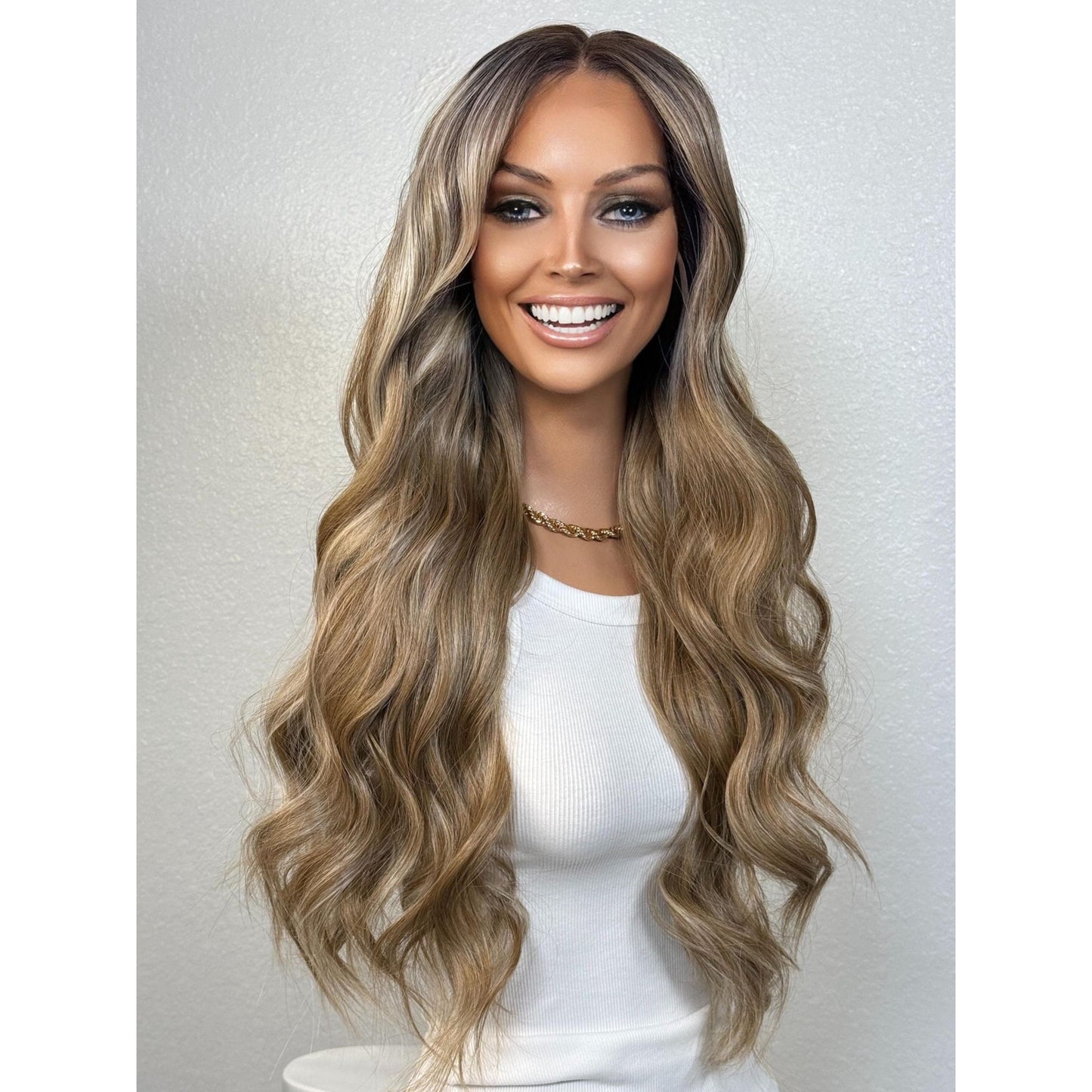 "DEVIN" HD INVISIBLE LACE WIG 24" - TOFFEE BLONDE