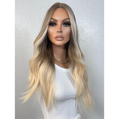 "ILIENE" WIG 20" - BEIGE BLONDE BALAYAGE