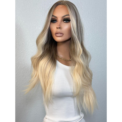 "ILIENE" WIG 20" - BEIGE BLONDE BALAYAGE