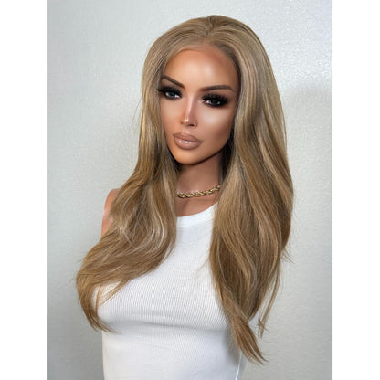 "DAWN" HD INVISIBLE LACE WIG 20" - SANDY BLONDE