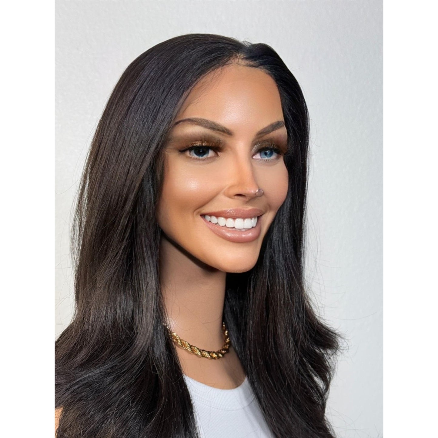 "MALLORY" MONOFILAMENT WIG 22" - NATURAL BLACK