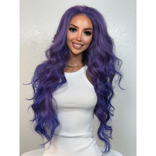 "AMETHYST" MONOFILAMENT WIG 24" - COSMIC PURPLE