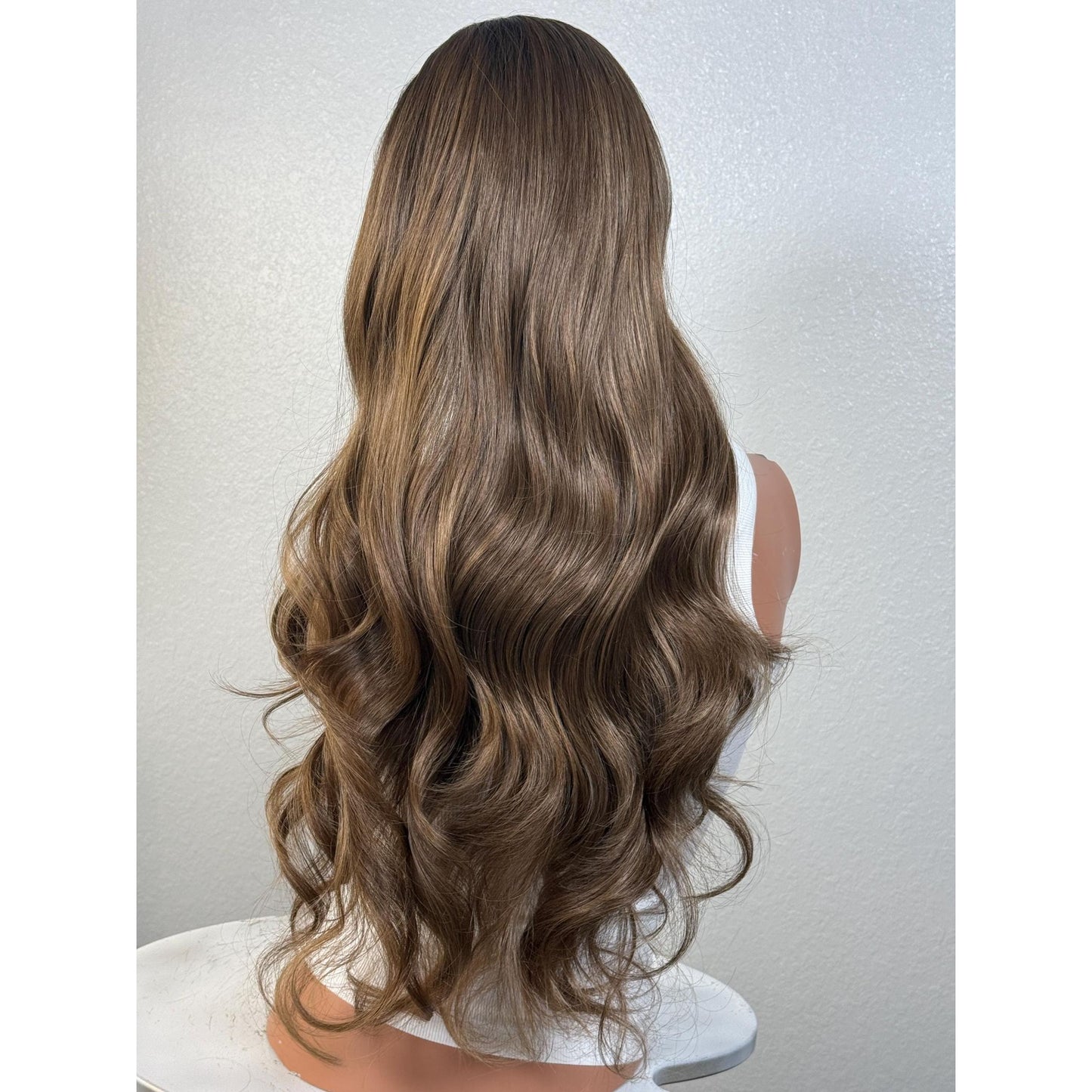 "GABRIELLA" HD INVISIBLE LACE WIG 24" - BROWN BALAYAGE