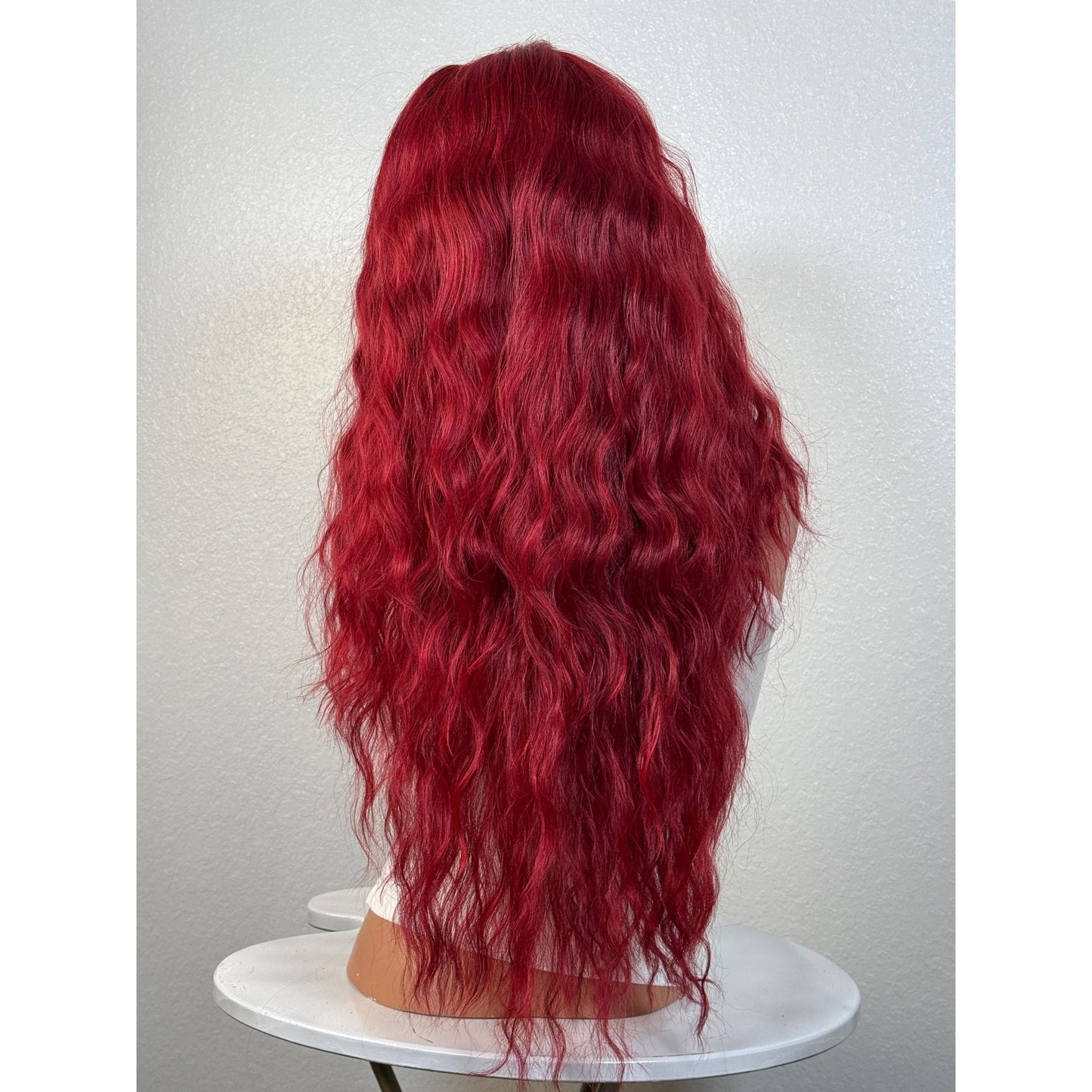 "CHILLI" MONOFILAMENT WIG 26" - RED