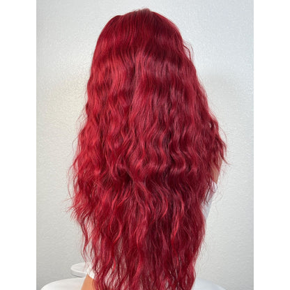 "CHILLI" MONOFILAMENT WIG 26" - RED