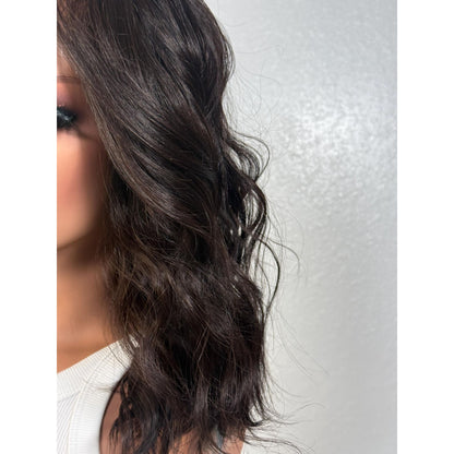 "SIDNEY" LACE FRONT WIG 14" - DARK BROWN