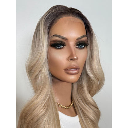 "ROWAN" HD INVISIBLE LACE WIG 24" - VANILLA BLONDE