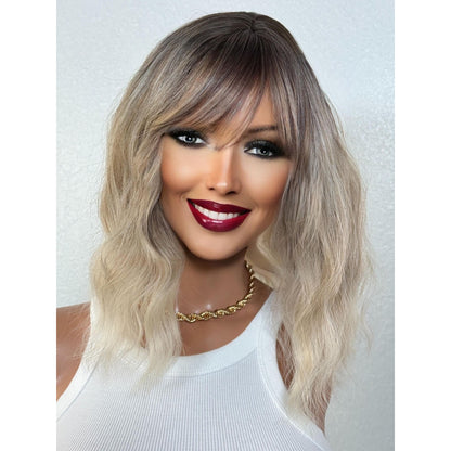 "HARLOWE" WIG 12" - LIGHT BLONDE