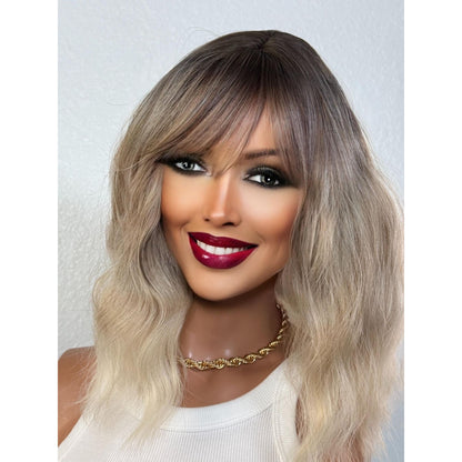 "HARLOWE" WIG 12" - LIGHT BLONDE