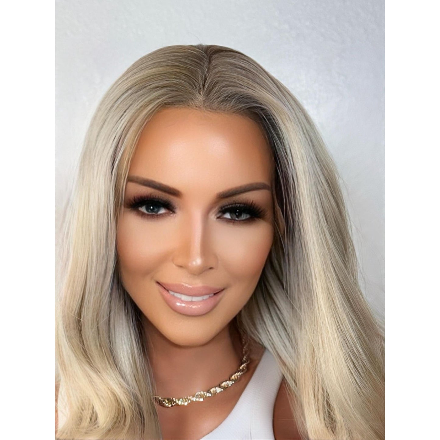 "GRETA" HD INVISIBLE LACE WIG 24" - ASH BLONDE