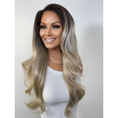 "KRIS" HD INVISIBLE LACE WIG 22" - ASH BLONDE