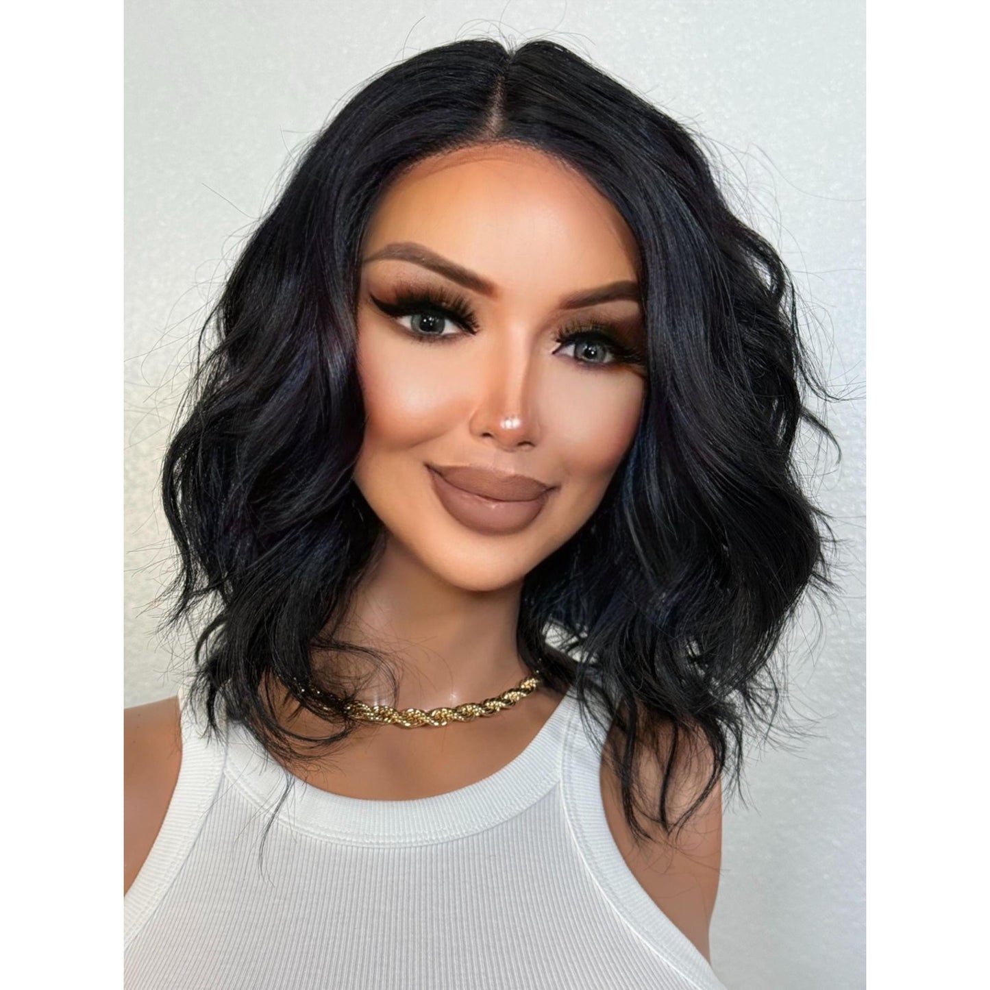 "SHEA" LACE FRONT WIG 11" - JET BLACK