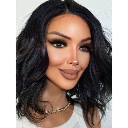 "SHEA" LACE FRONT WIG 11" - JET BLACK