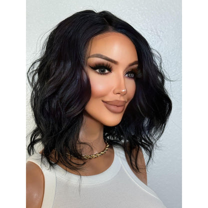 "SHEA" LACE FRONT WIG 11" - JET BLACK