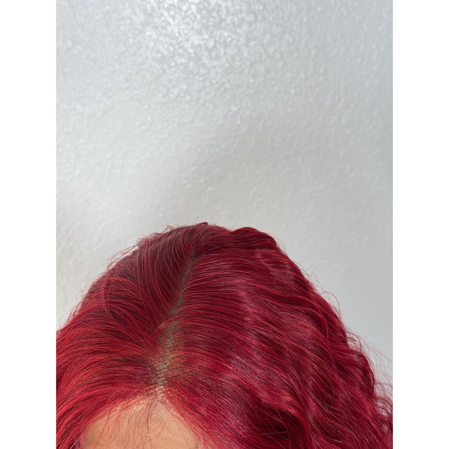 "ARIEL" MONOFILAMENT WIG 30" - RED