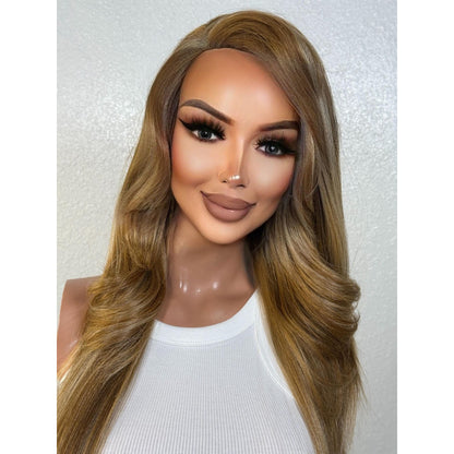 "JAZZ" LACE FRONT WIG 18" - DARK BLONDE