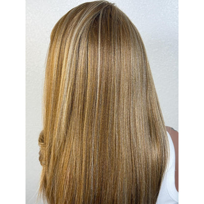 "JAZZ" LACE FRONT WIG 18" - DARK BLONDE