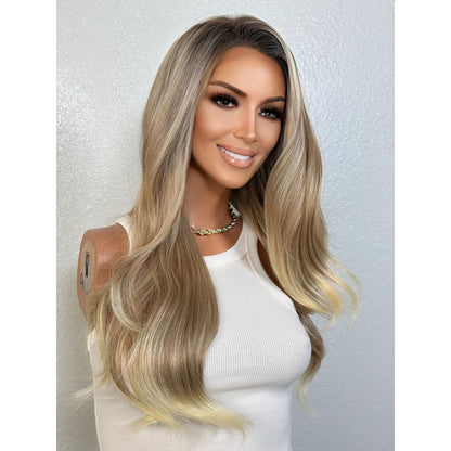 "GRETCHEN" HD INVISIBLE LACE WIG 24" - BLONDE