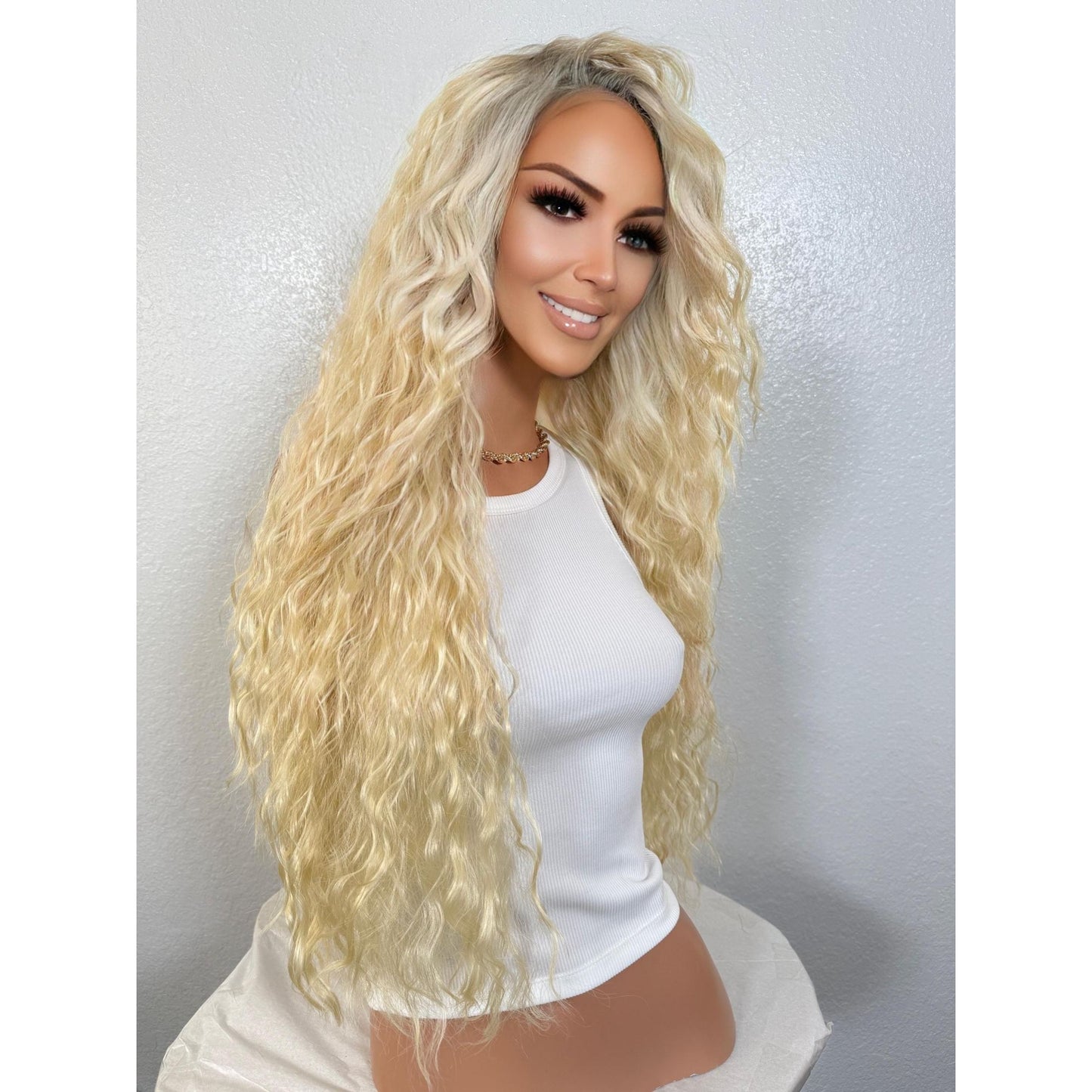 "SONJA" HD INVISIBLE LACE WIG 26" - SWEDISH BLONDE